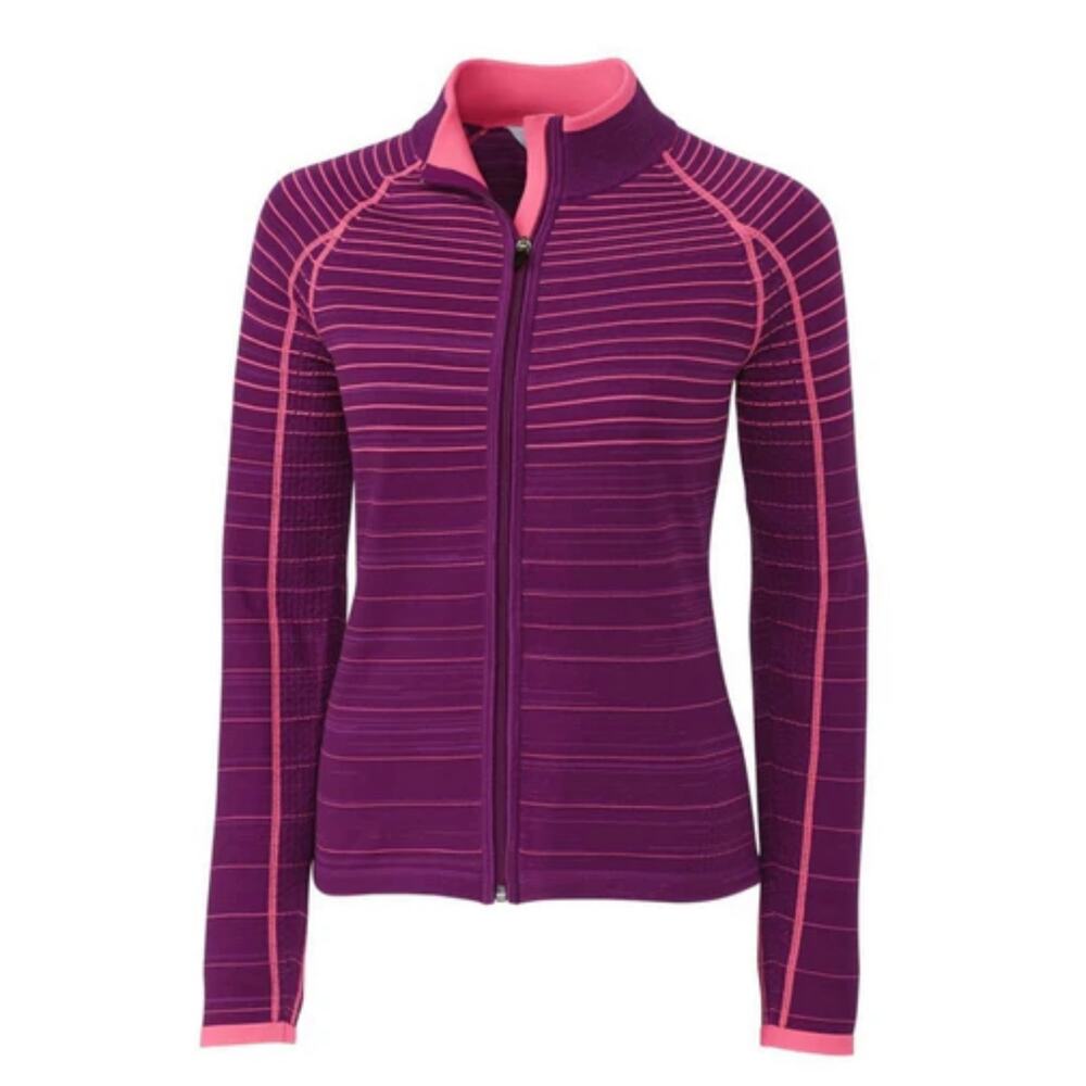 Annika by Cutter & Buck Women's Golf Jacket Full Zip Purple Size M NWT